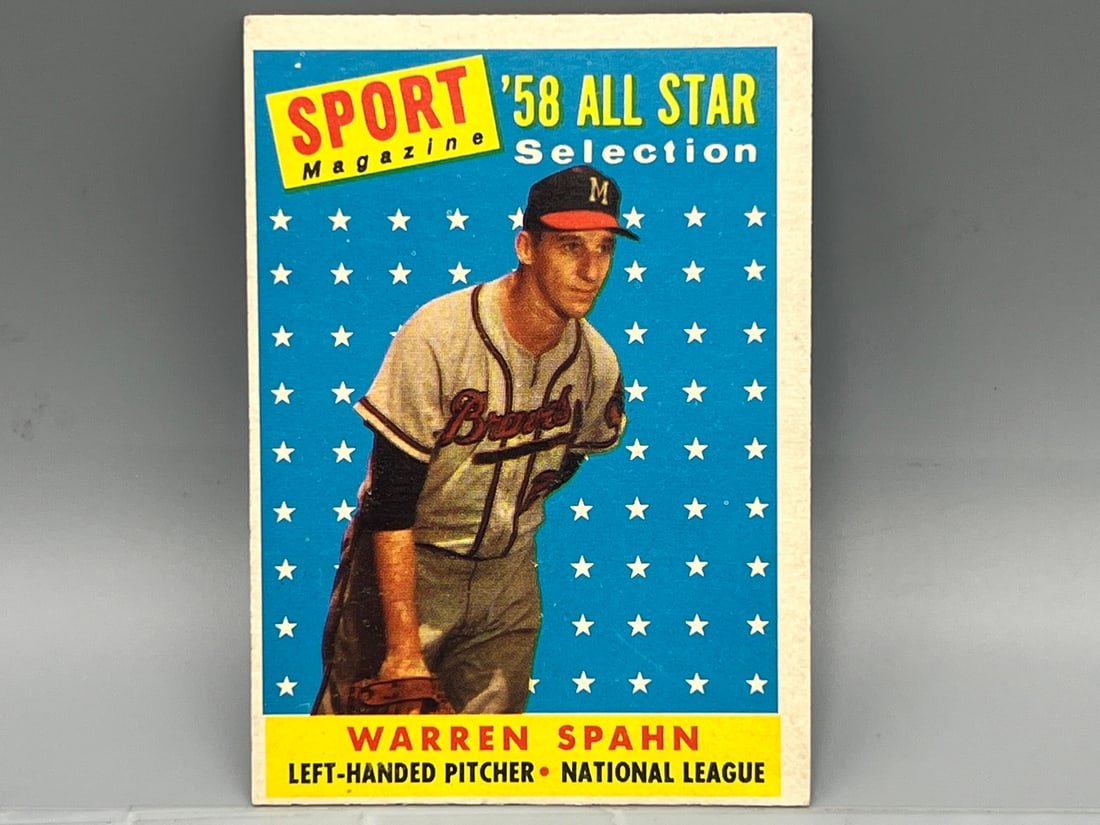 1958 Topps Warren Spahn All Star #494 (1 of 2)