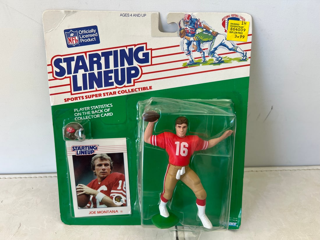 1988 Kenner Starting Lineup Joe Montana: 1988 Kenner Starting Lineup Joe Montana
