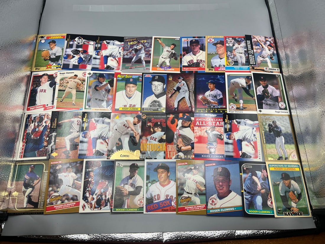 Lot of (35+) Assorted Roger Clemens Baseball Cards W/ 2 Rookies - Varying Conditions (1 of 5)