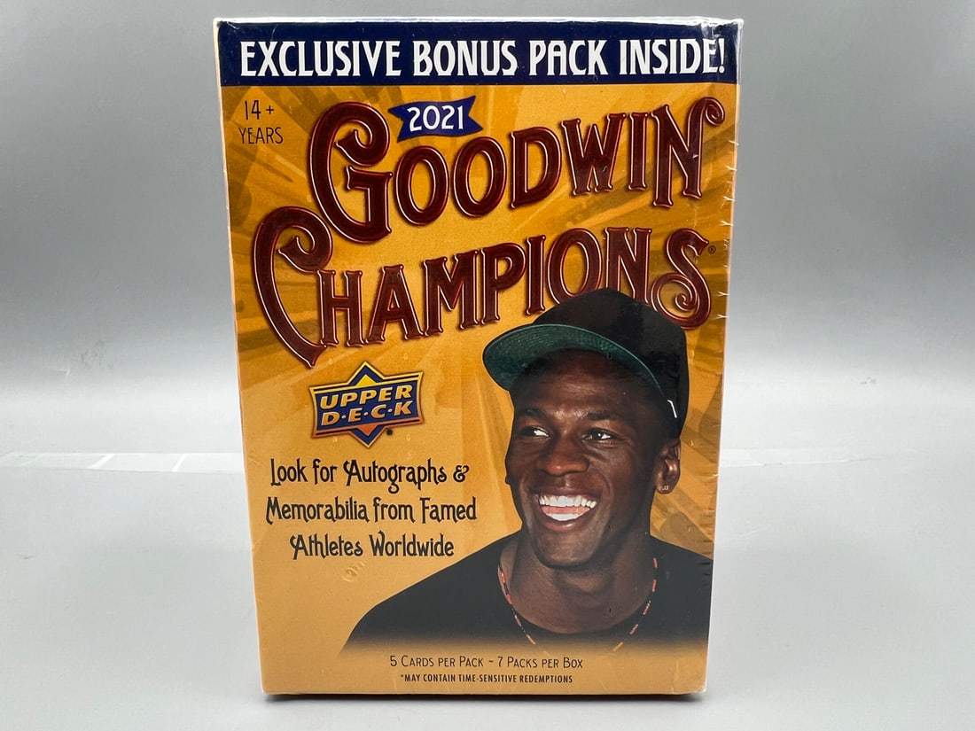 2021 Upper Deck Goodwin Champions Multisport Sealed Blaster Box - Possible Michael Jordan, Tiger (1 of 3)