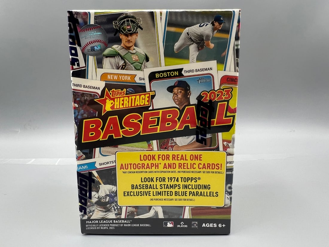 2023 Topps Heritage Baseball Sealed Blaster Box (1 of 3)