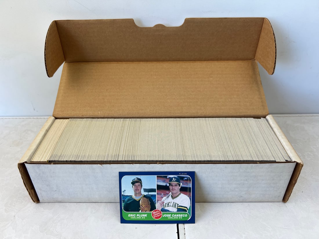 1986 Fleer Baseball Set W/ Jose Canseco RC (1 of 3)
