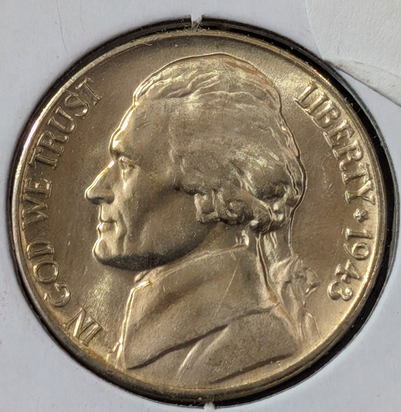 1943 P Silver Jefferson Nickel Very Sharp Looking (1 of 3)