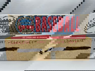 1990 & 1991 Fleer Baseball Complete Sets - 1990 is sealed