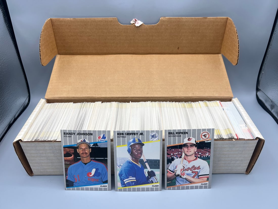 1989 Fleer Baseball Complete Set W/ Ken Griffey Jr. RC (1 of 3)