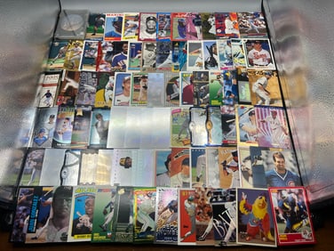 Lot of Many Assorted Baseball Cards W/ Lots of Stars - Varying Conditions