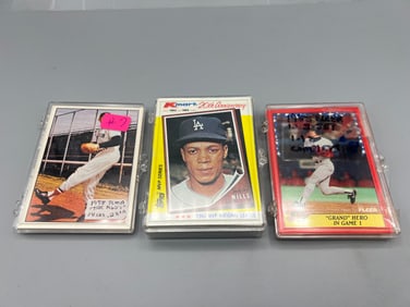 Lot of Assorted Baseball - 1982 Topps Kmart Set Missing 2 Cards -1978 TCMA '60s Set Is Incomplete