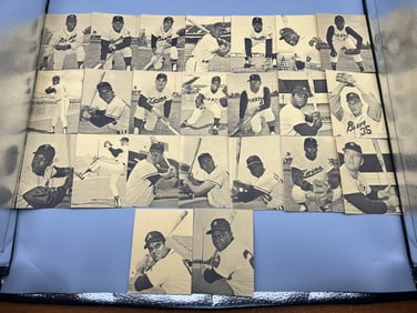 1977 Sertoma Stars Baseball Near Complete Set - Missing Card #11 Mickey Mantle