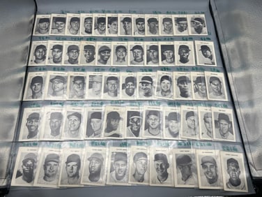 1969 Milton Bradley Baseball 102 Card Partial Set W/ Stars - 102/296 Cards - Appear Mid To Higher