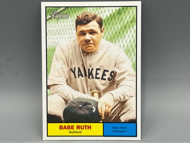 2010 Topps Heritage Babe Ruth Chase Variation SP #60