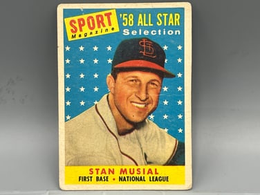 1958 Topps Stan Musial All Star #476