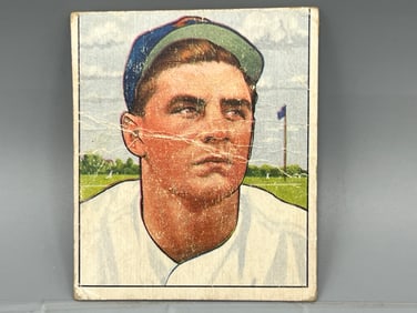 1950 Bowman Ted Kluszewski #62 - Appears Trimmed