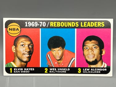 1970-71 Topps Rebounds Leaders Hayes/Unseld/Alcindor #5