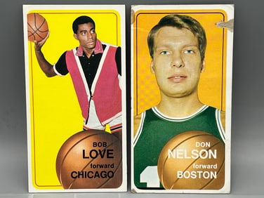 1970-71 Topps Bob Love 2nd Year #84 & Don Nelson 2nd Year #86