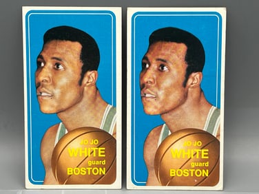 Lot of (2) 1970-71 Topps Jojo White RC's #143