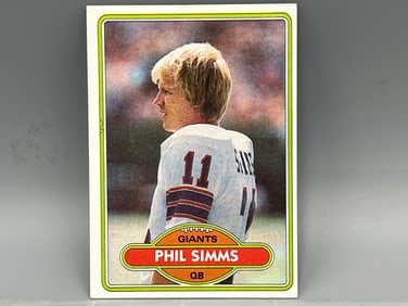 1980 Topps Phil Simms RC #225