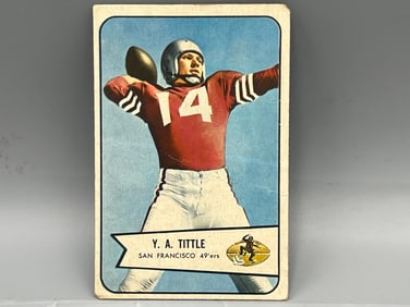 1954 Bowman Y.A. Tittle #42