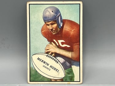 1953 Bowman Merwin Hodel SP RC #70