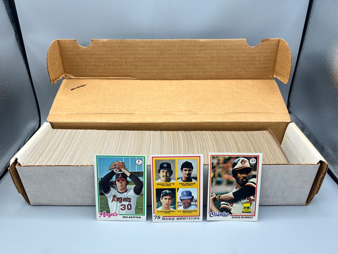1978 Topps Baseball Complete Set W/ Eddie Murray RC & Alan Trammell/Paul Molitor RC - Cards appear (1 of 3)