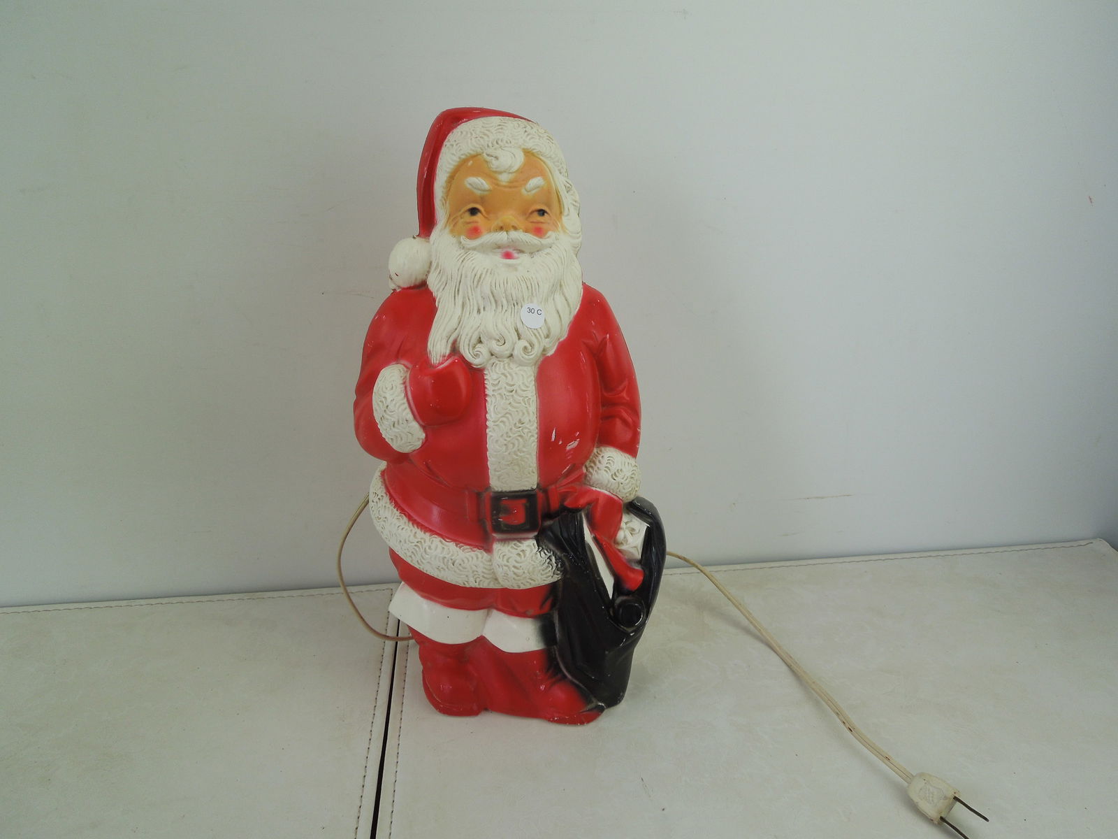 Empire Plastic Light up Santa 1968, working (1 of 4)