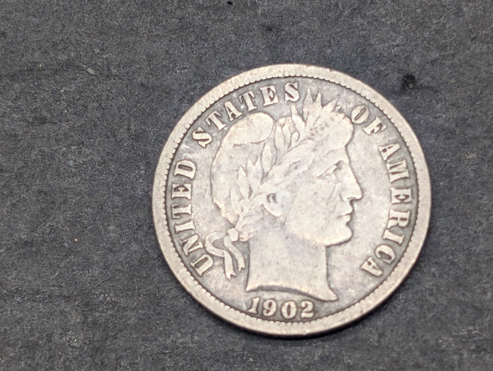 **VF+** 1902-O Barber Silver Dime (1 of 2)