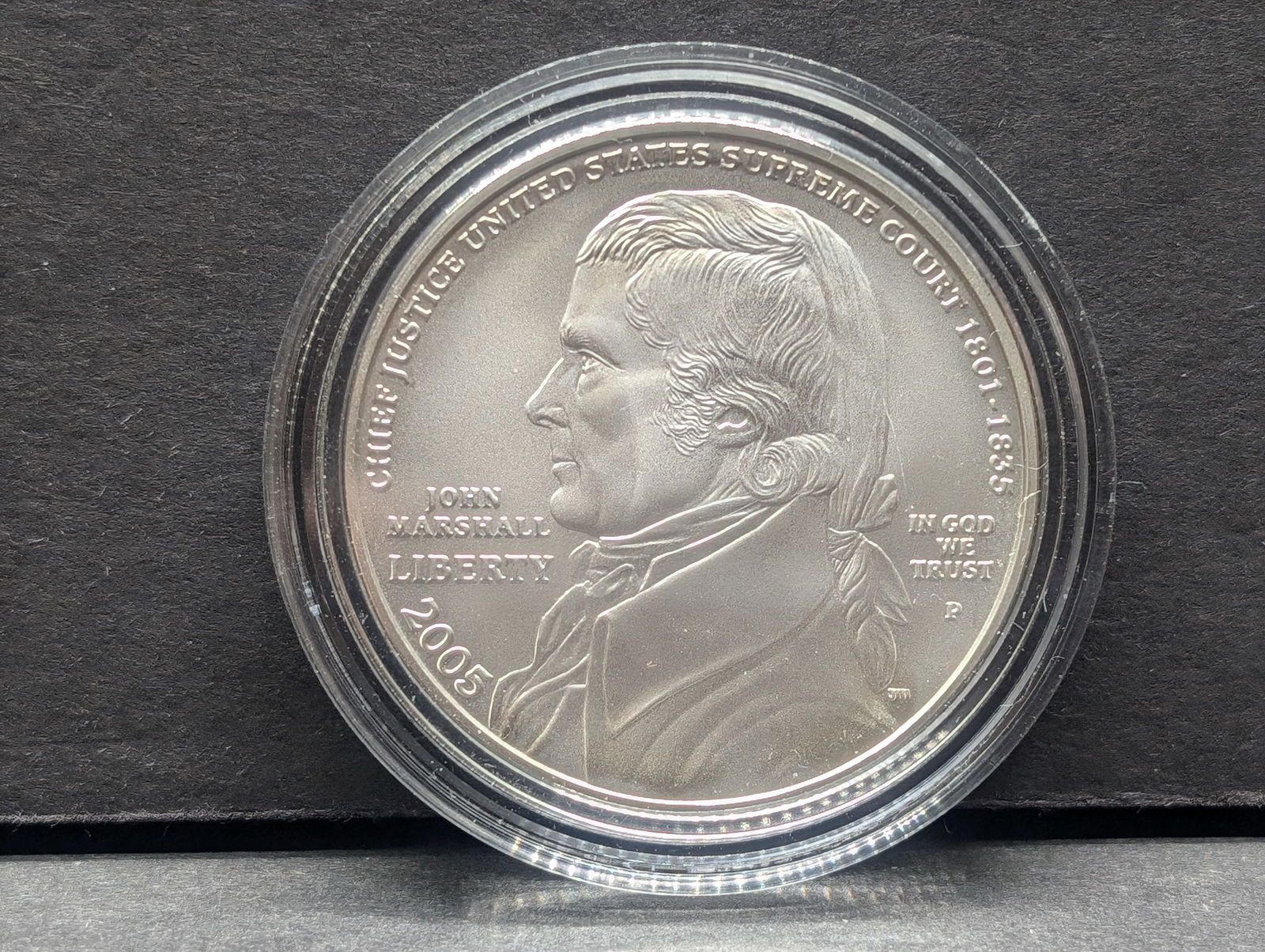 2005-P UNC John Marshall Commem Silver Dollar: 2005-P UNC John Marshall Commem Silver Dollar