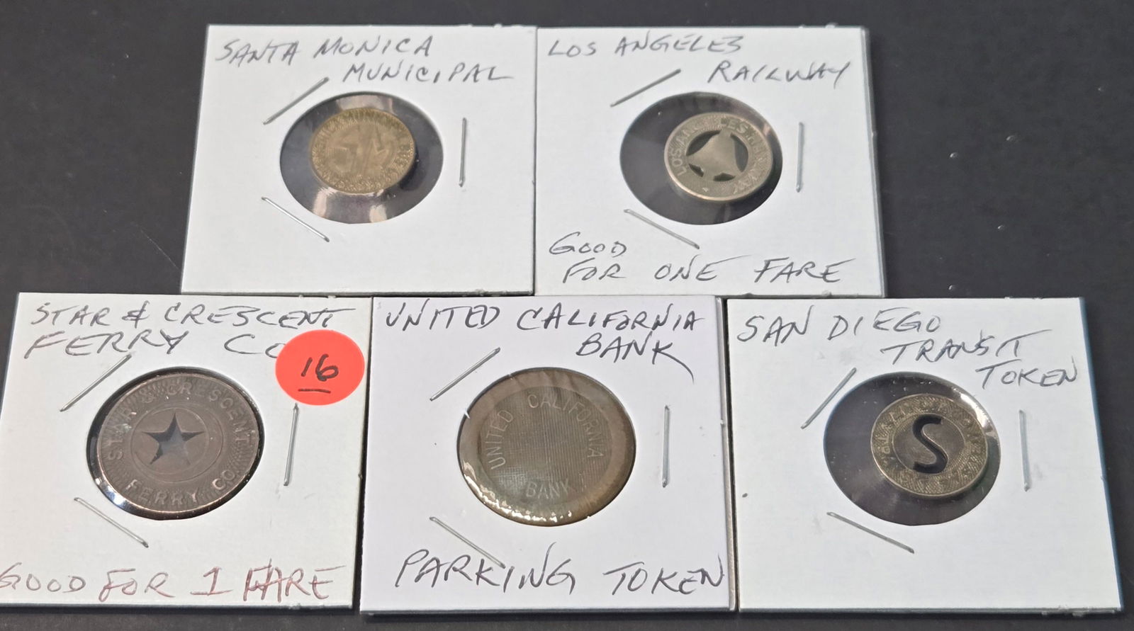 5- Misc. Transit Tokens (1 of 12)