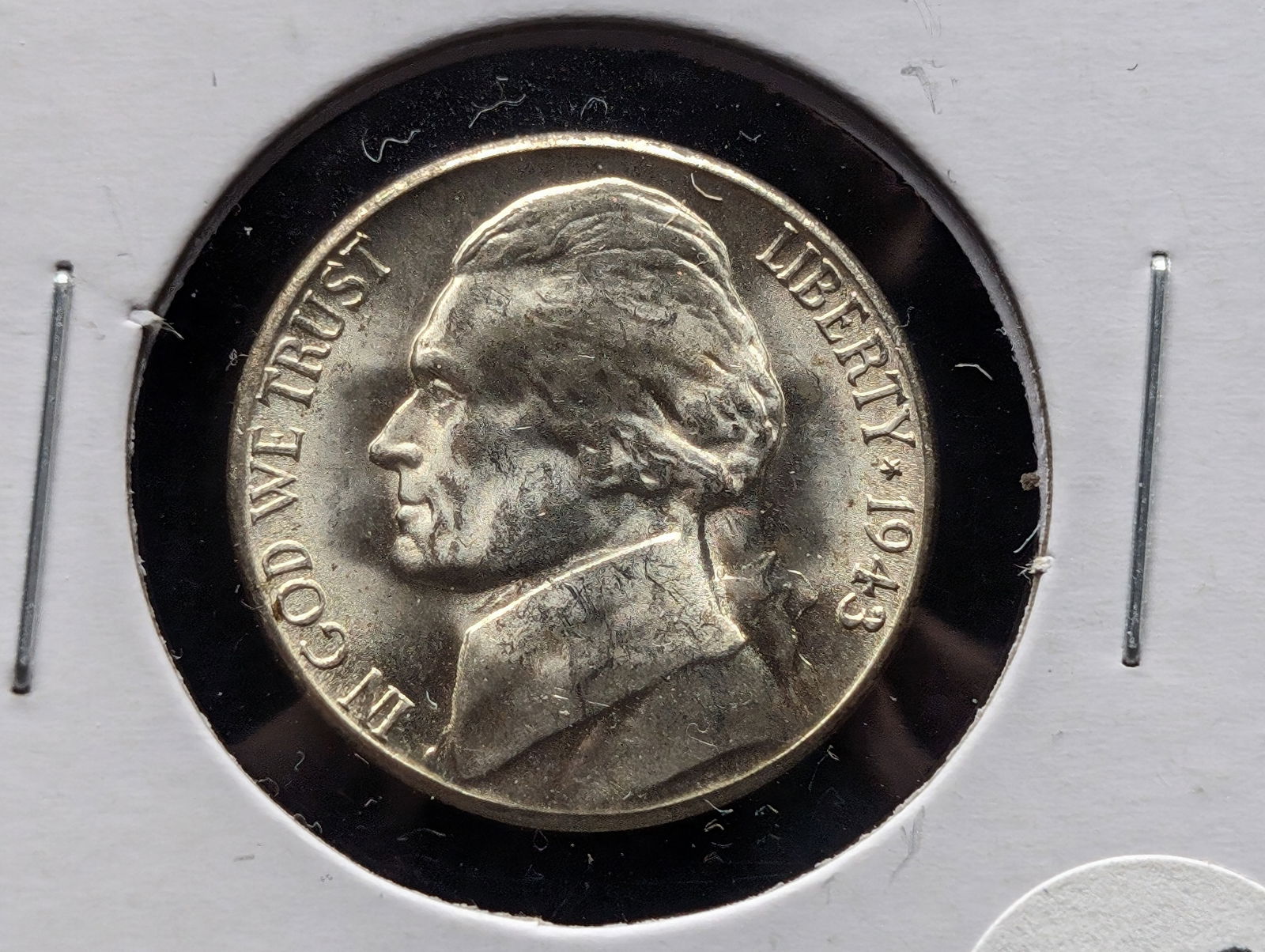 1943-S GEM BU Silver Jefferson War Time Nickel (1 of 3)