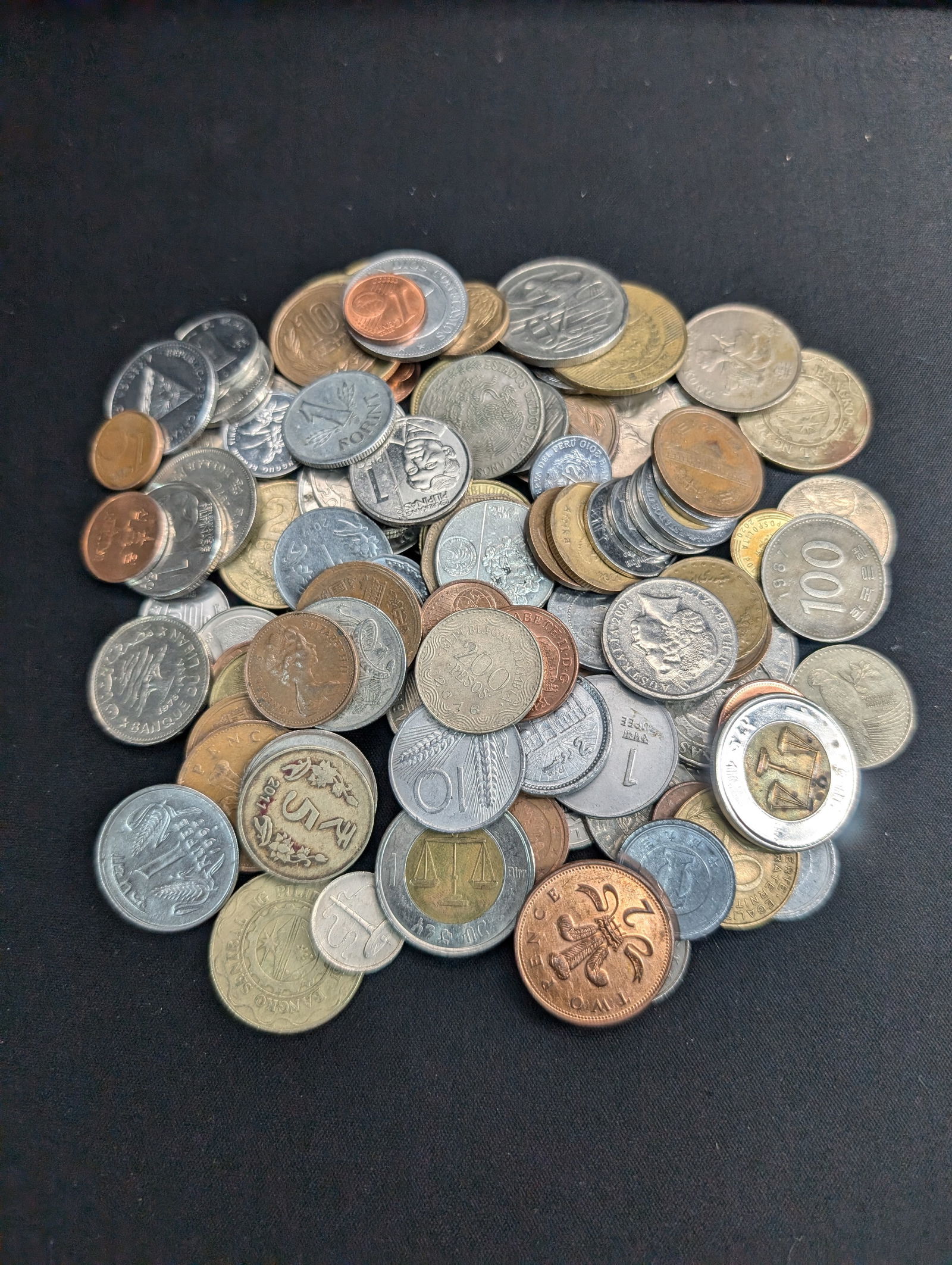 1 Pound World Coins (Many Proof, Unc-About 100 Coins) Unsearched! (1 of 2)