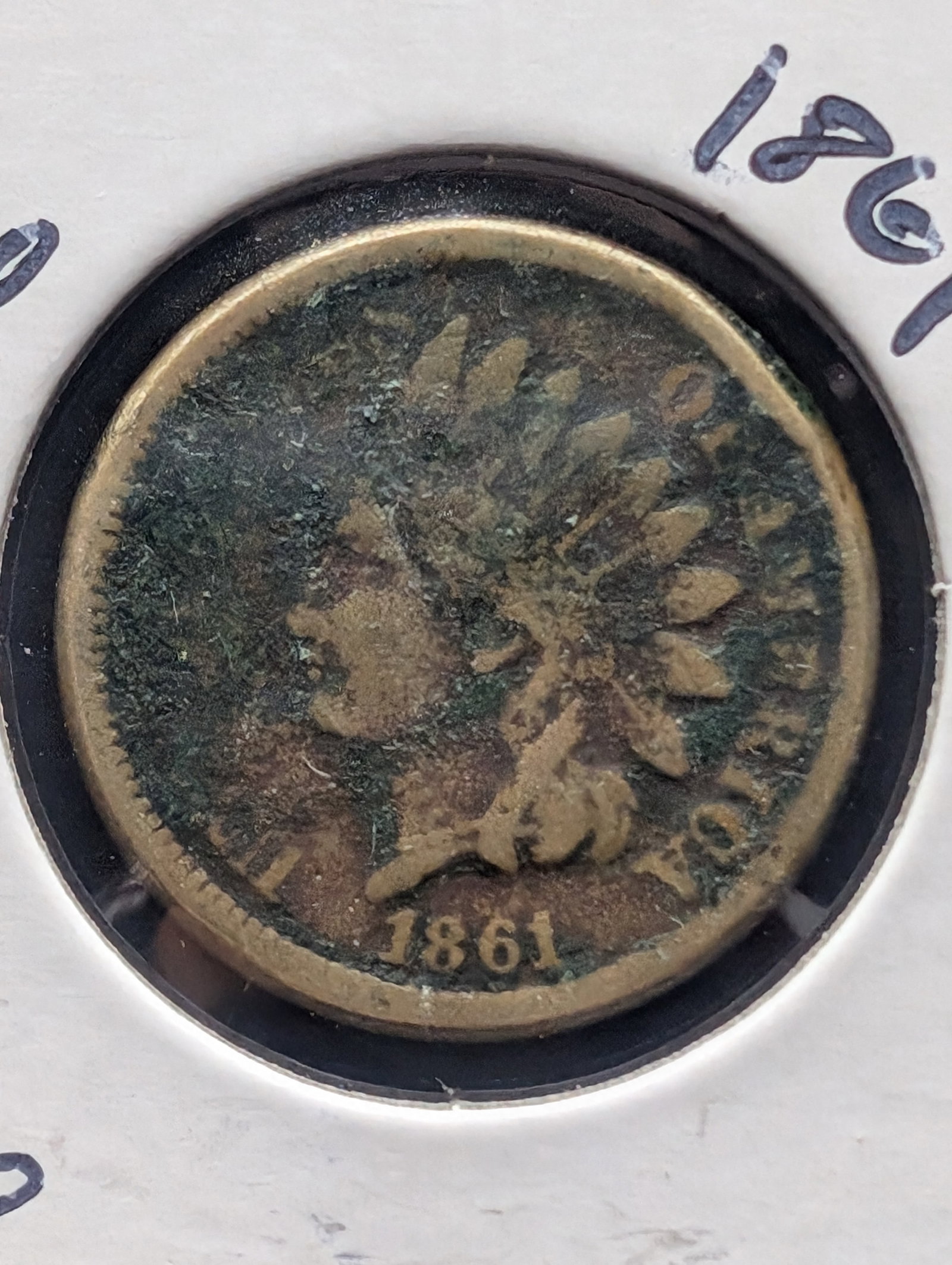 1861 CN - Indian Head Penny - Civil War Era! -  Semi Key Date! (1 of 3)