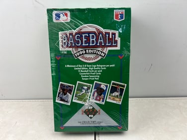 1990 Upper Deck Baseball Sealed Wax Box