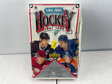 1991-92 Upper Deck Hockey French Edition Sealed Wax Box