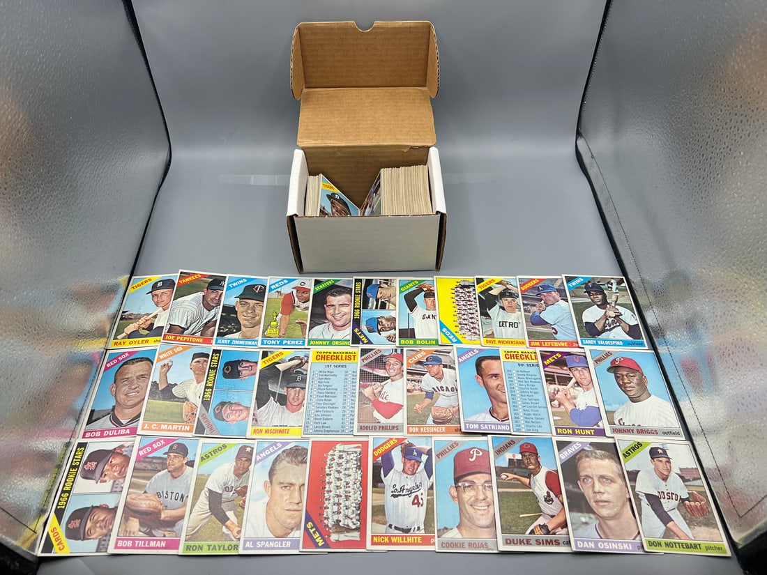 Lot of (150) 1966 Topps Baseball Cards - Varying Conditions (1 of 6)