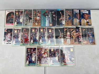 Lot of (25) Assorted Basketball Rookie Cards W/ David Robinson RC, Jason Kidd RC's, & Many Alonzo