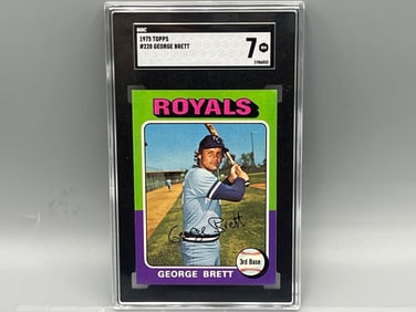1975 Topps George Brett RC #228 SGC NM 7