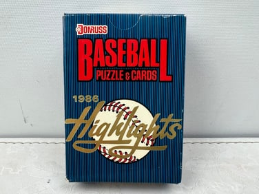 1986 Donruss Highlights Baseball Unsealed Set - Bo Jackson RC