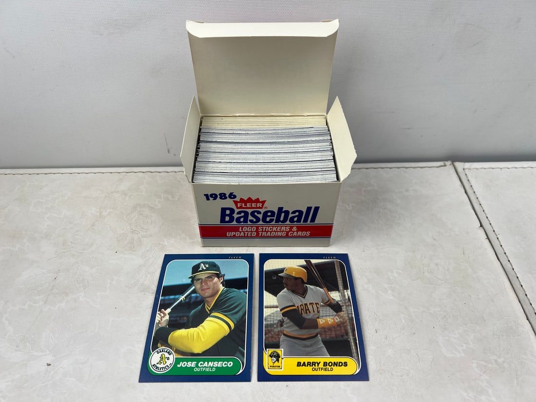 1986 Fleer Update Baseball Set W/ Barry Bonds RC & Jose Canseco RC (1 of 4)