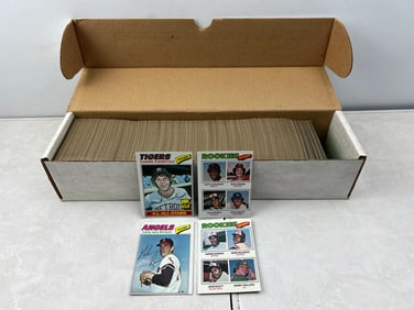 1977 Topps Baseball Complete Set W/ Dale Murphy RC, Andre Dawson RC, Bruce Sutter & Mark Fidrych RC