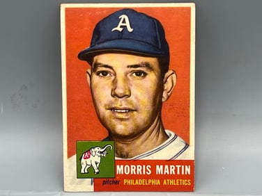 1953 Topps Morris Martin High Number #227