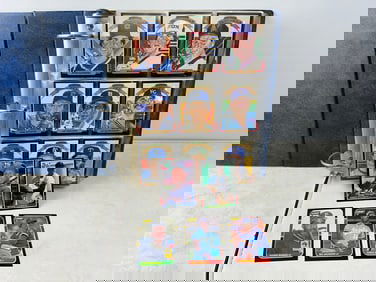 1985 Leaf Baseball Set In Binder W/ Roger Clemens & Kirby Puckett RCs & 1987 Leaf Baseball Set In