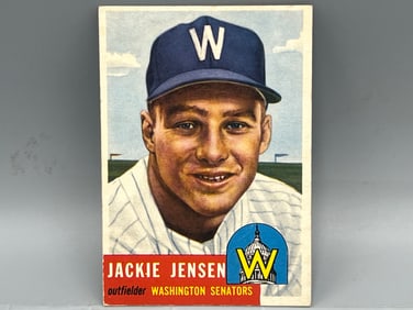 1953 Topps Jackie Jensen High Number #265