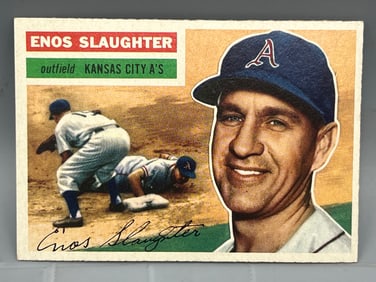 1956 Topps Enos Slaughter #109