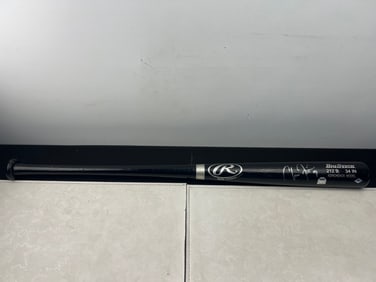 Chone Figgins Rawlings Adirondack Model 212 B Autographed Baseball Bat W/ MLB Authentication Sticker