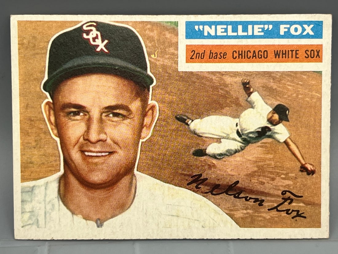 1956 Topps Nellie Fox #118: 1956 Topps Nellie Fox #118