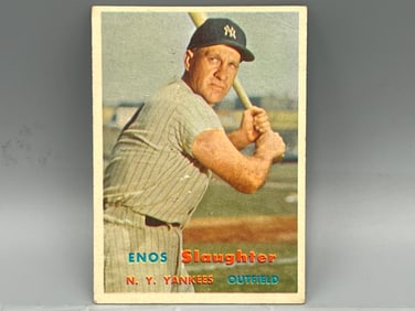 1957 Topps Enos Slaughter #215