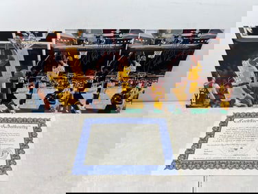 Lot of (3) Elden Campbell Basketball Autographed Photographs W/ COA's