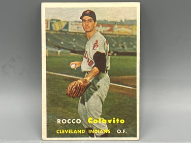 1957 Topps Rocky Colavito RC #212