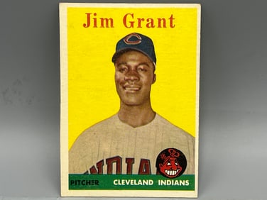 1958 Topps Jim Mudcat Grant RC #394
