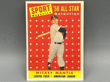 1958 Topps Mickey Mantle All Star #487
