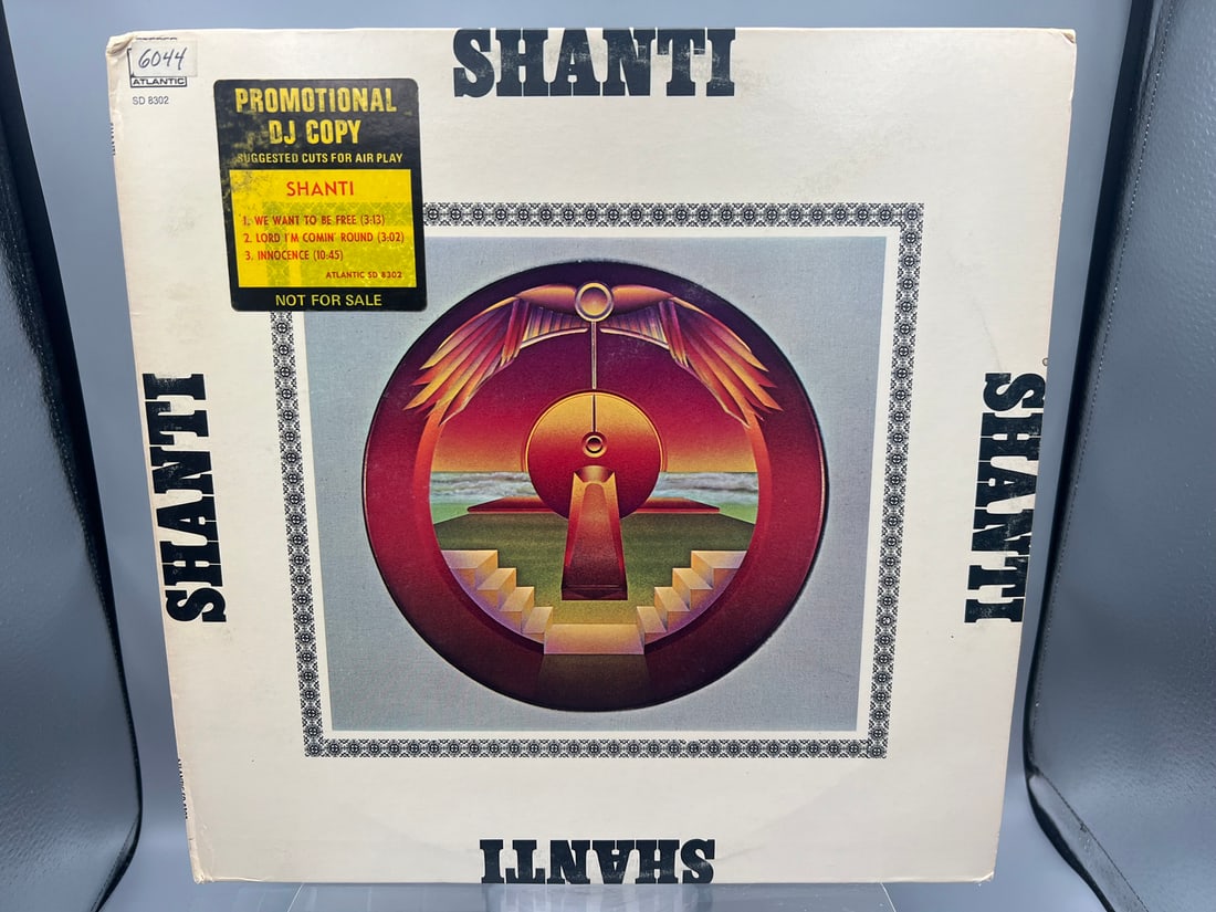 Shanti: Shanti - self-titled (1971), promo label, promotional hype sticker on cover (Psychedelic (1 of 4)